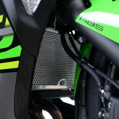 Hliníková mřížka chladiče,  KAWASAKI Ninja 250/400 , Z400 / Z250,Zelená